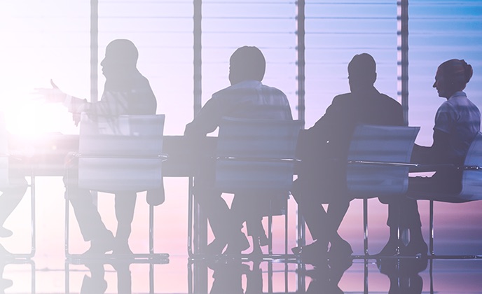 Femasys leadership team in a meeting